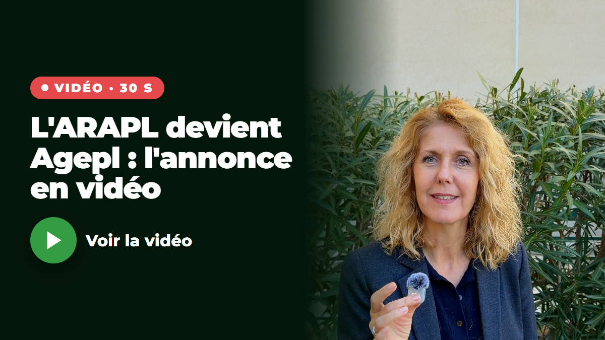 Vidéo : l'ARAPL Provence & Var devient Agepl, l'annonce en 30 secondes